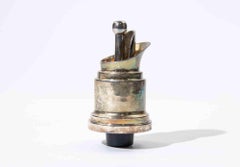 Vintage Silver-Tone Barware Bottle Stopper, 1970s