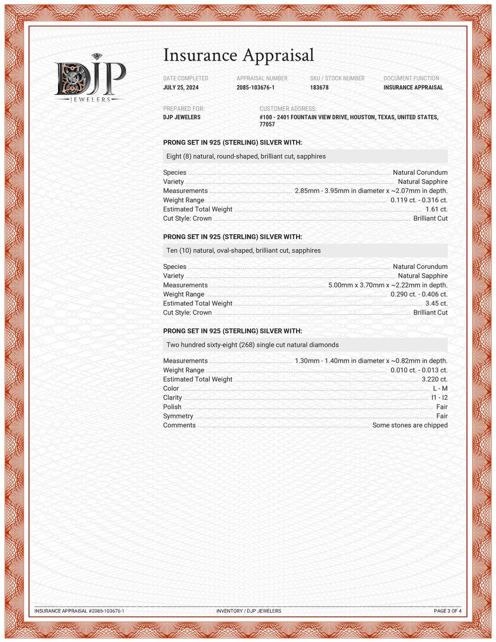 Tropfenohrringe aus Silber, Turmalin, Opal, mehrfarbigem Saphir und Diamant im Angebot 5