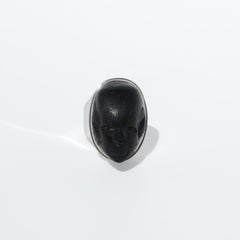 Vintage Silver / Wooden Ring by Claës Giertta made 1959