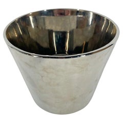 Vintage Silvered Glass Ice Bowl in the Manner of Dorothy Thorpe