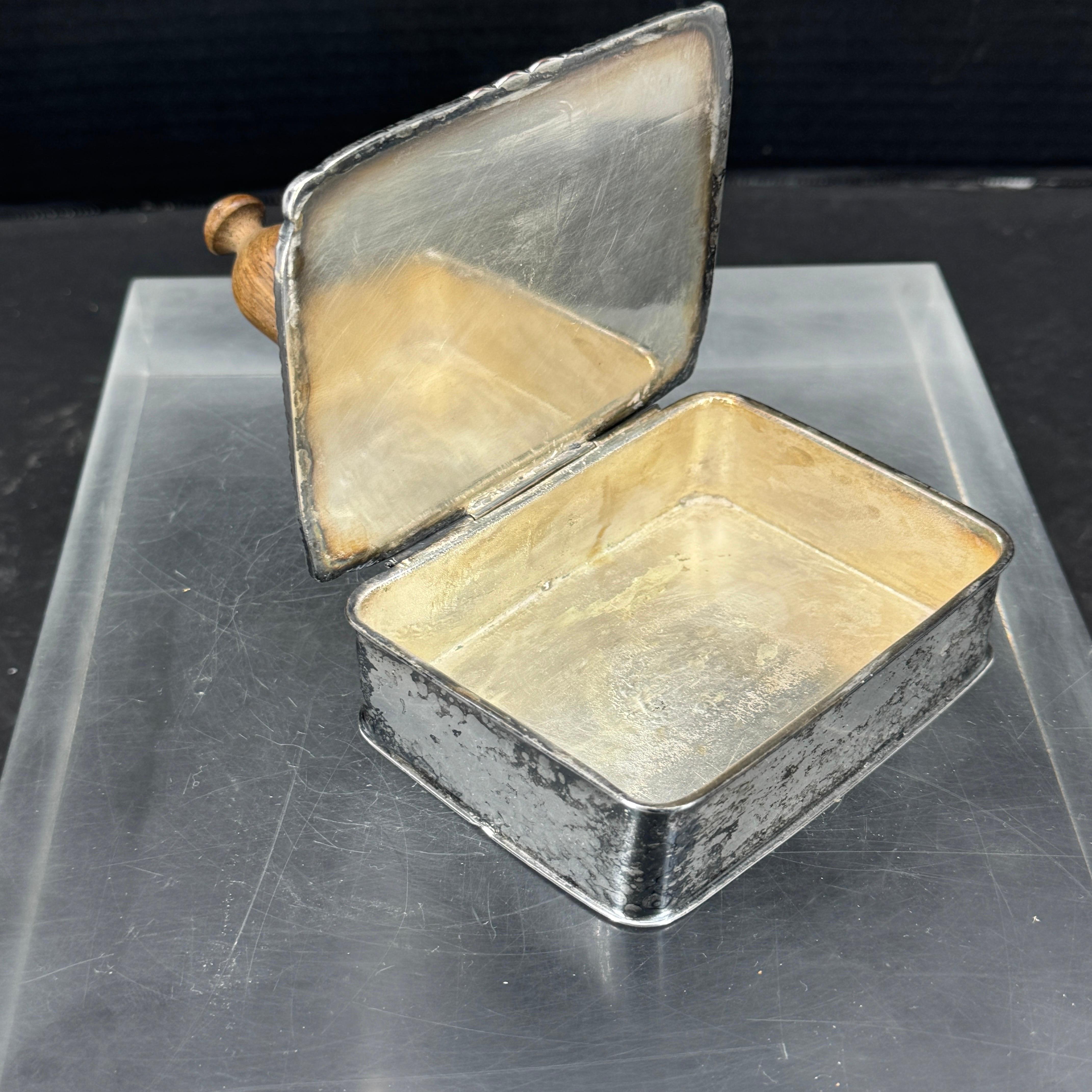 Cenicero de plata vintage para puros Butler en Bueno estado para la venta en Haddonfield, NJ