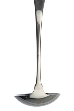 Vintage Silverplate Ladle / Shell & Monogram B