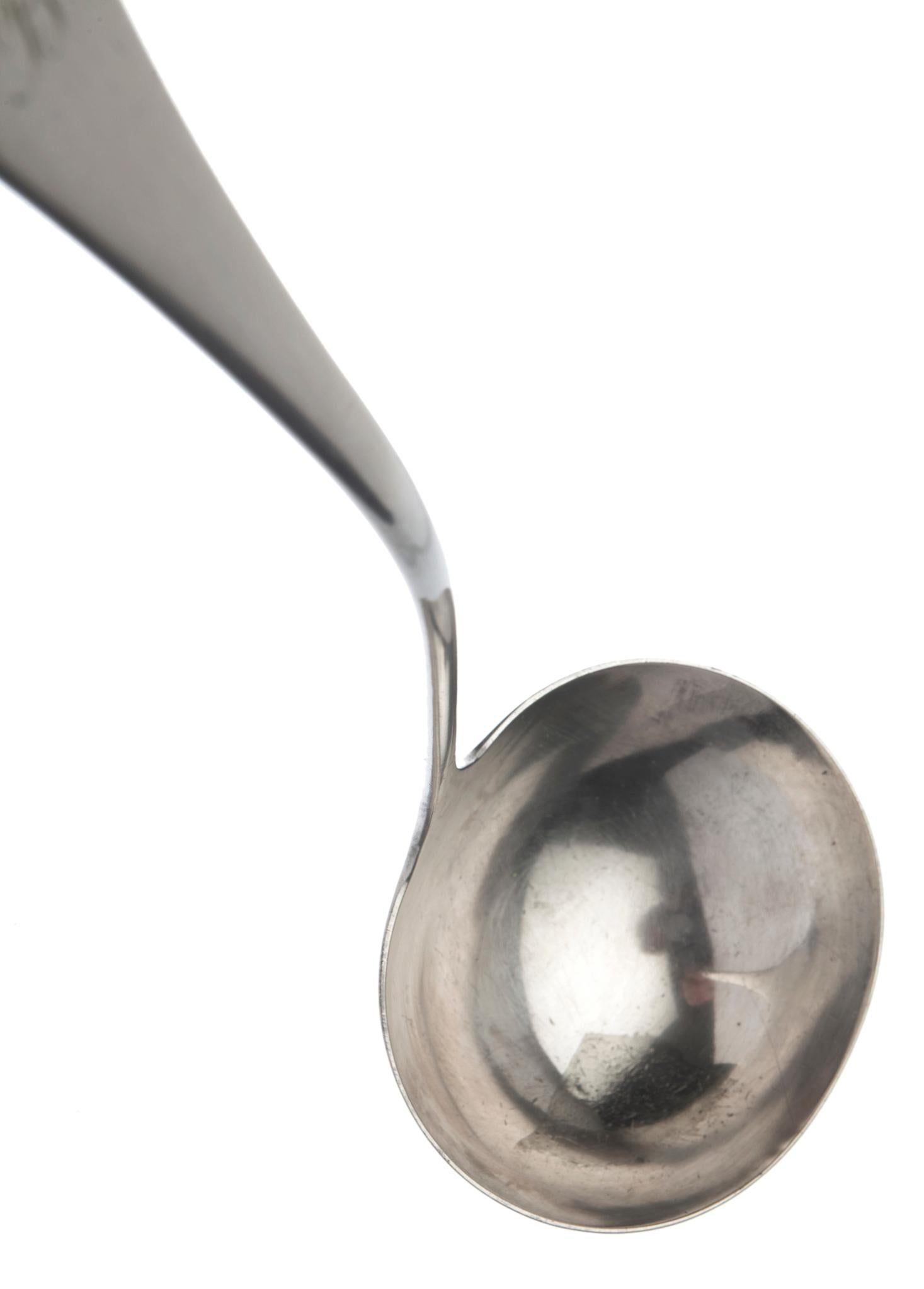 Vintage Silverplate Ladle / Shell & Monogram B 1