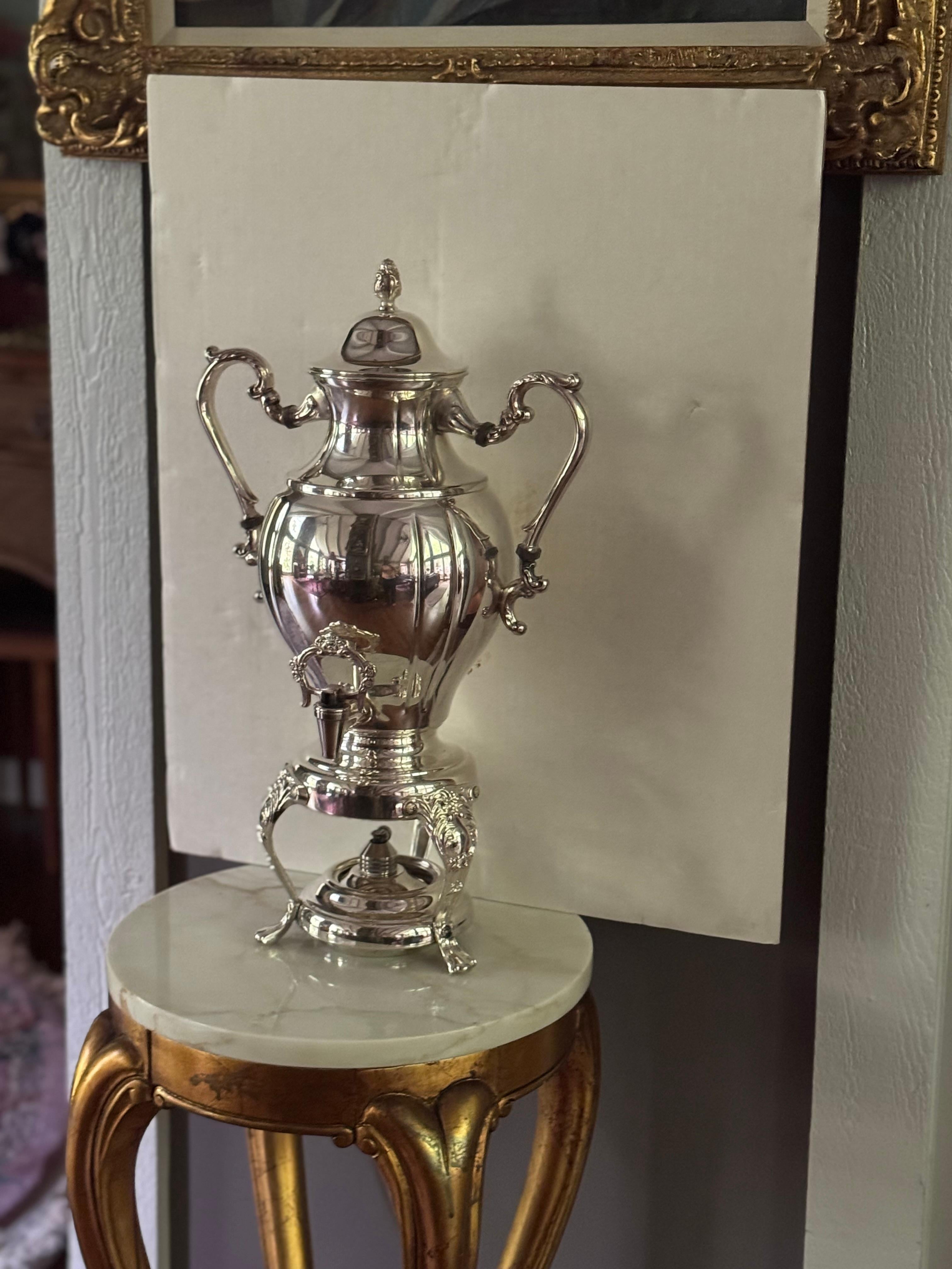 Samovar d'argento d'epoca, urna da caffè di Sheridan in vendita 4
