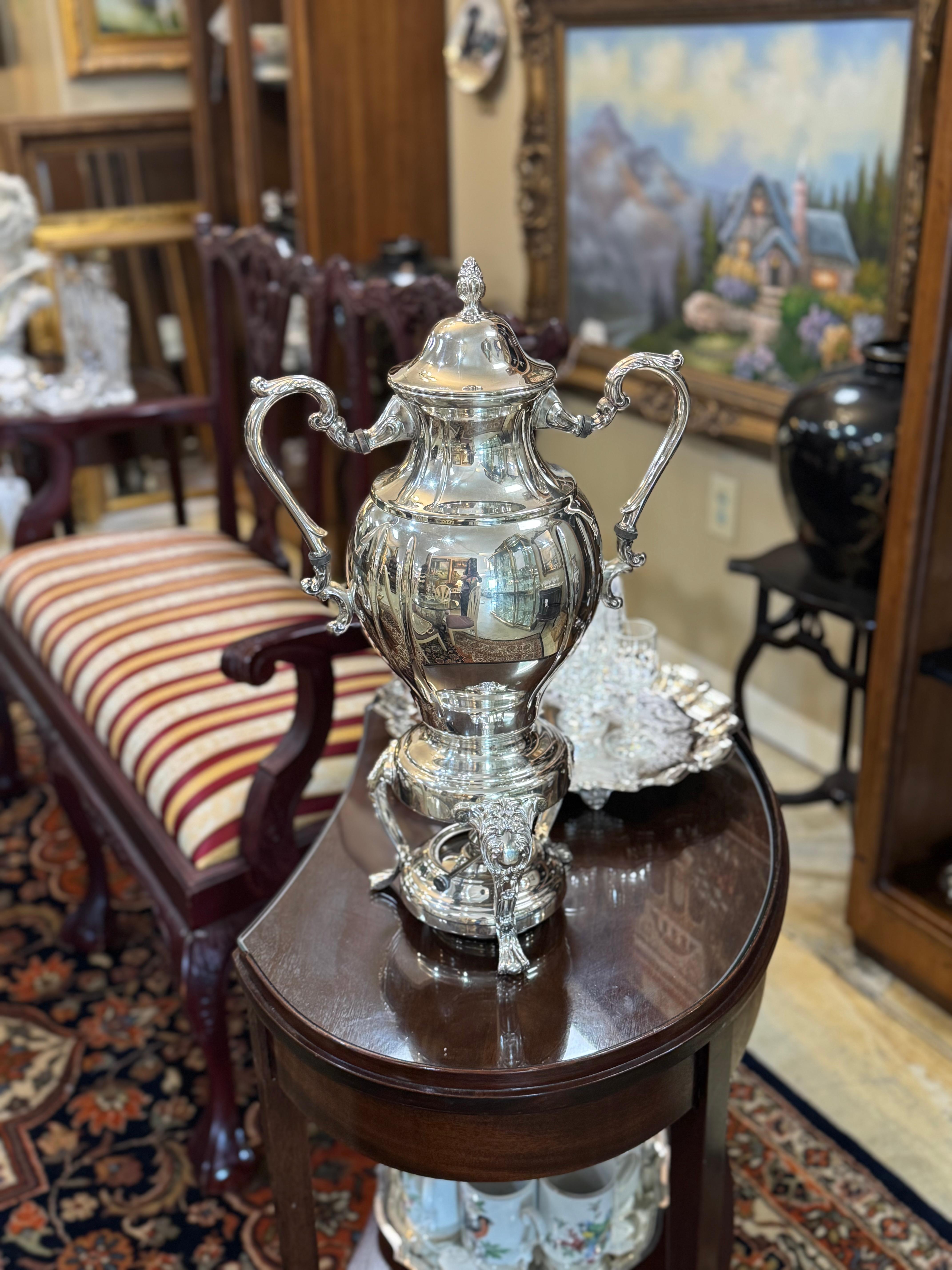 Samovar d'argento d'epoca, urna da caffè di Sheridan in vendita 9