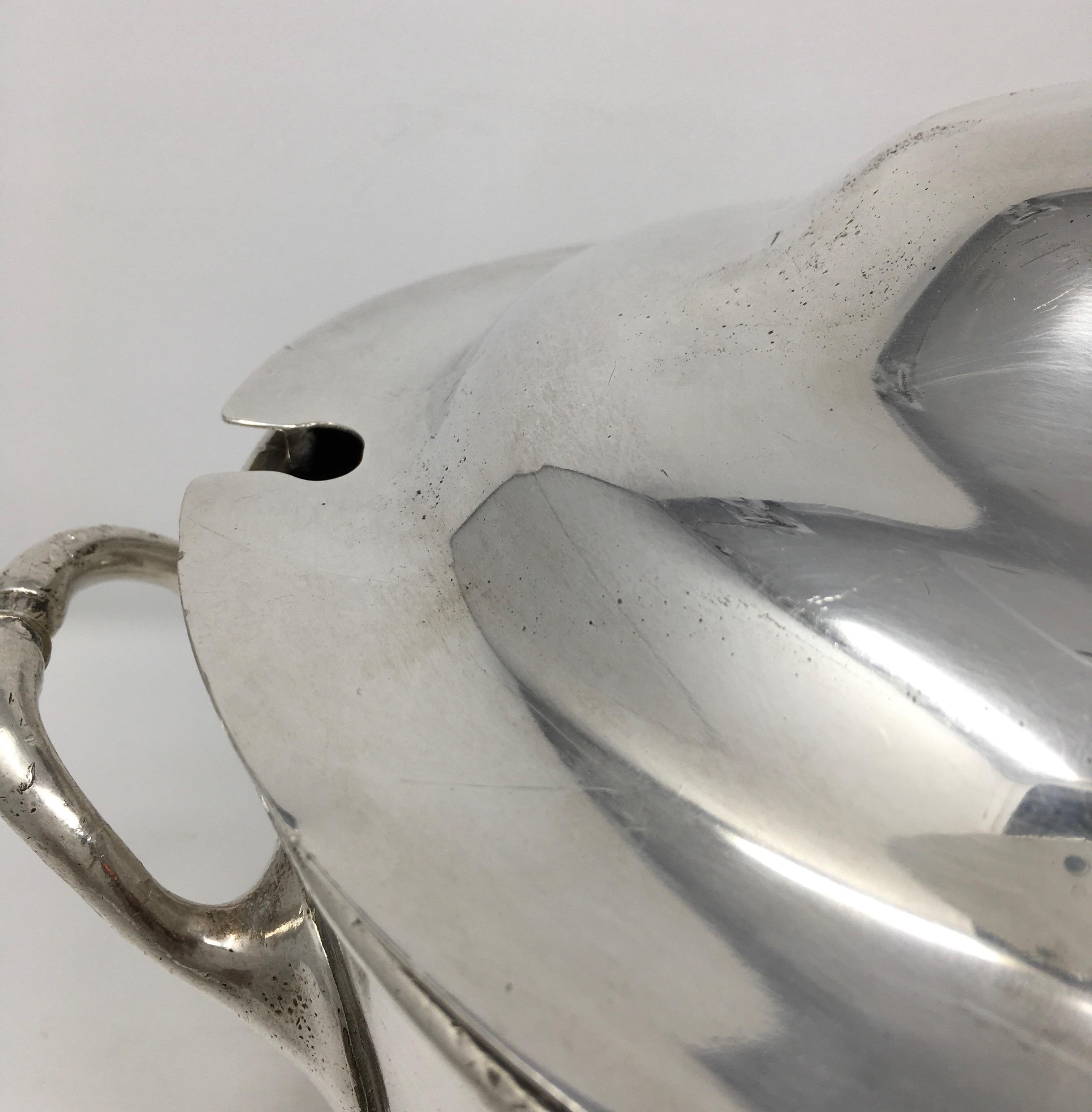 Vintage Silver Plate Silver Soldered Soup Tureen, 