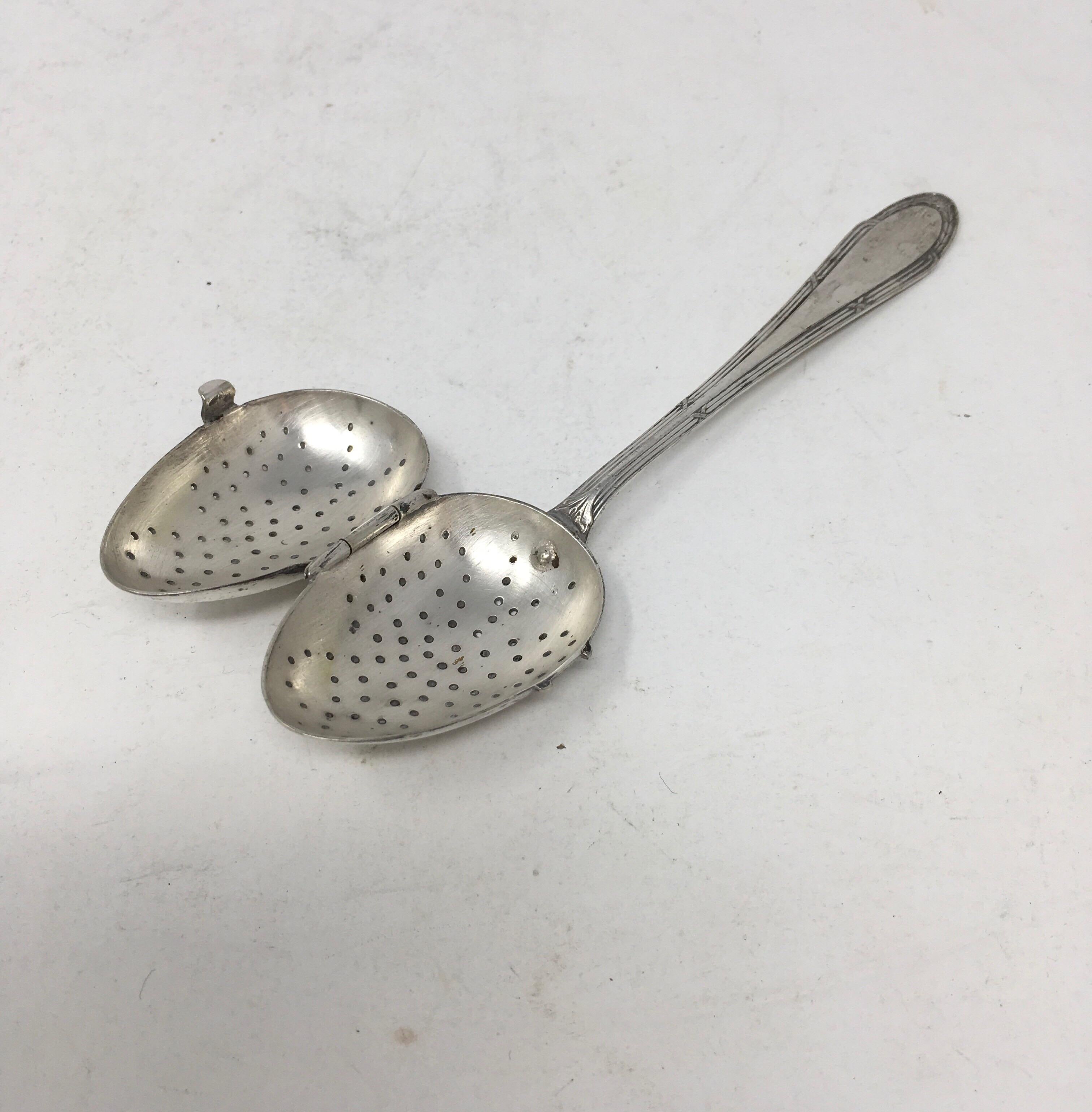 vintage tea infuser spoon