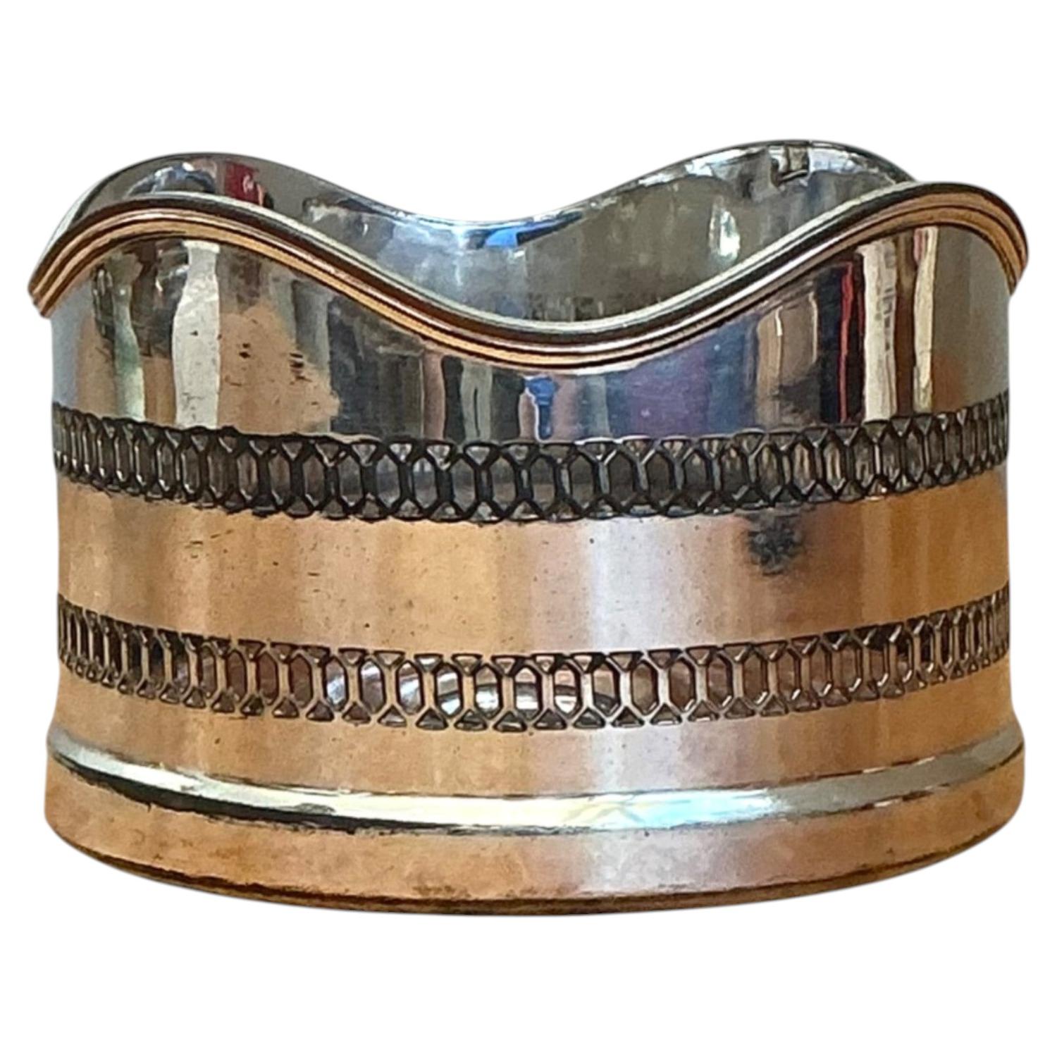 Vintage Silverplate Wine Coaster