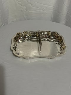 Vintage silverplated divided server by Lunt