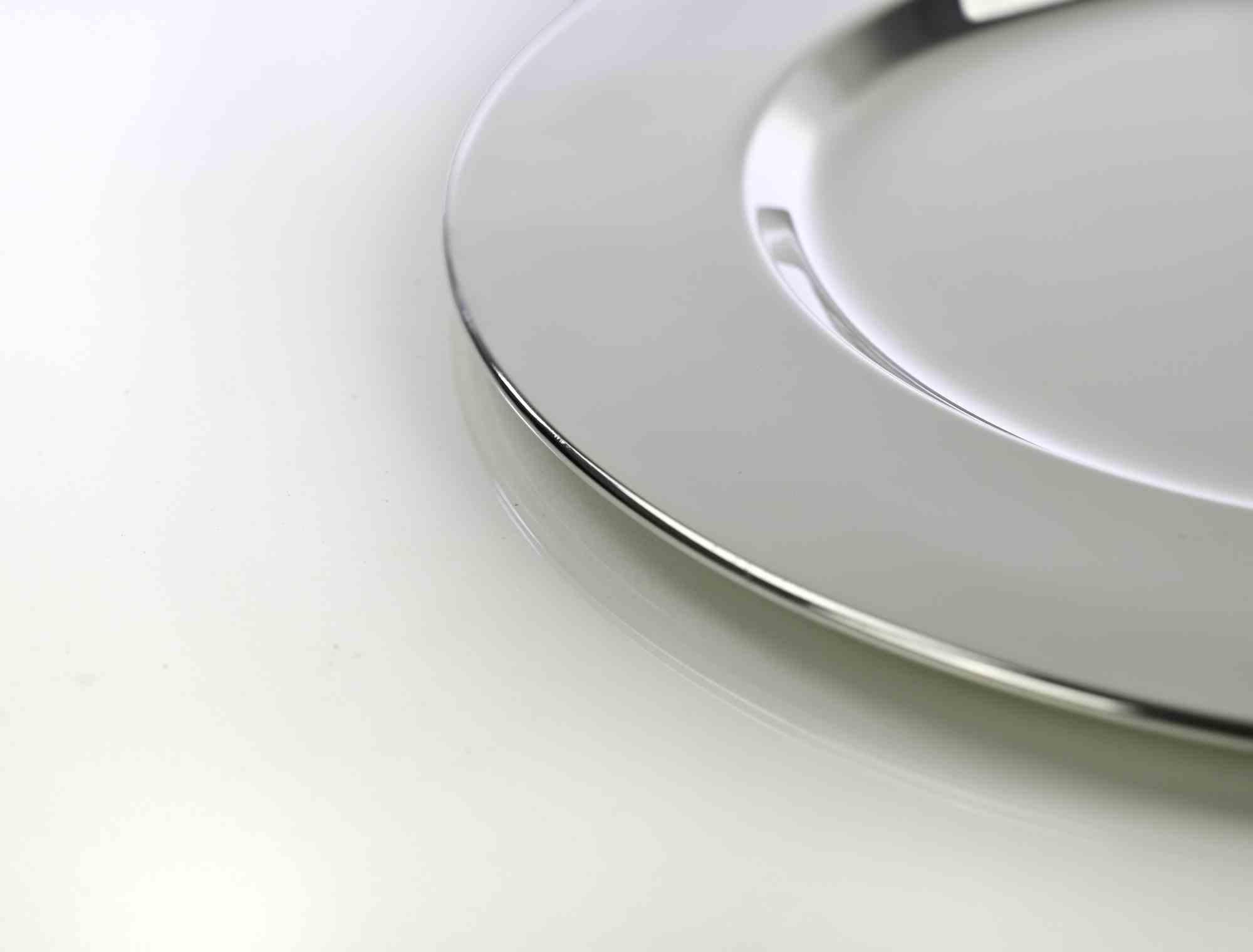 Vintage Silverplated Serving Plate, 1970s In Good Condition For Sale In Roma, IT