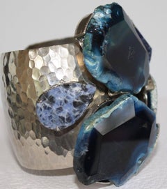 Brazalete vintage de ágata Siman Tu