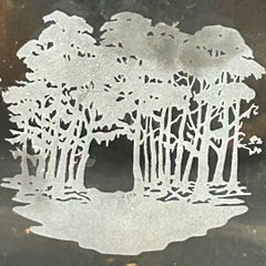 Vintage Simon Pearce Clear Crystal Vase ~ 7”