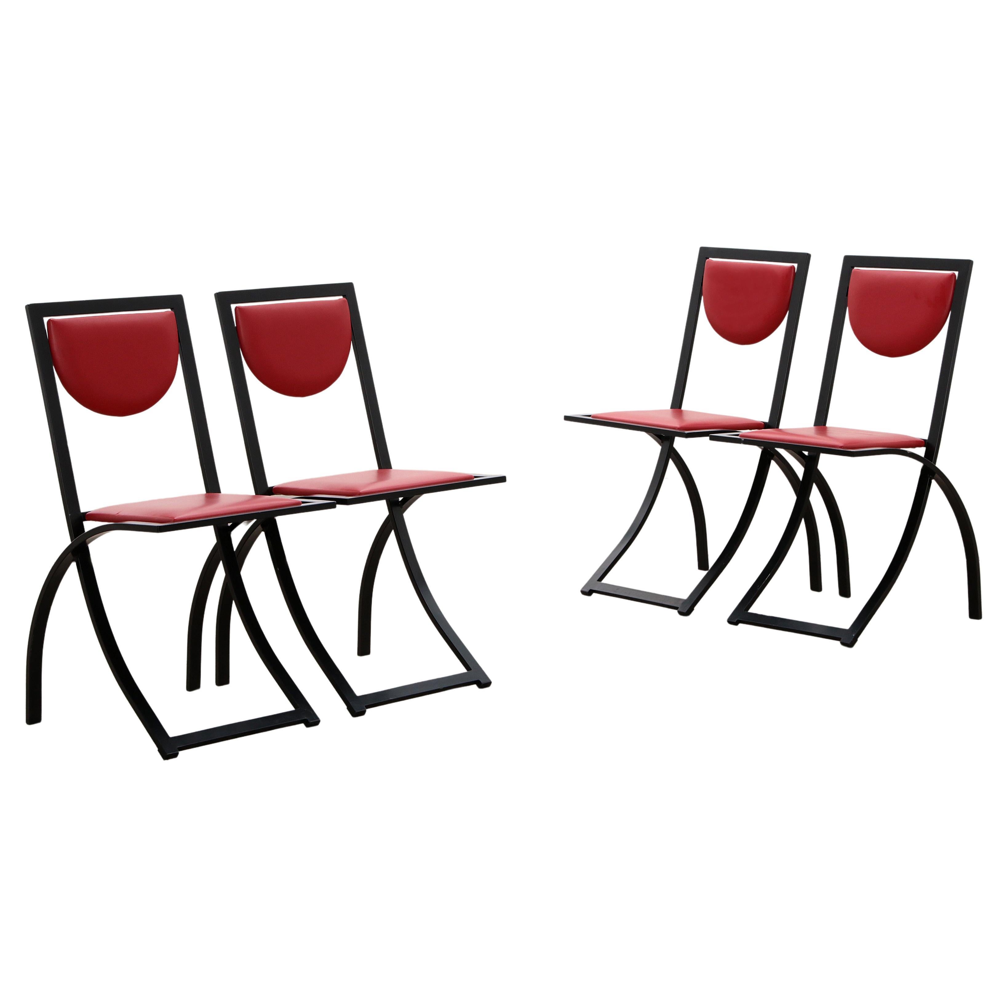 Vintage Sine Chairs by Karl Friedrich Förster - Set of 4 For Sale