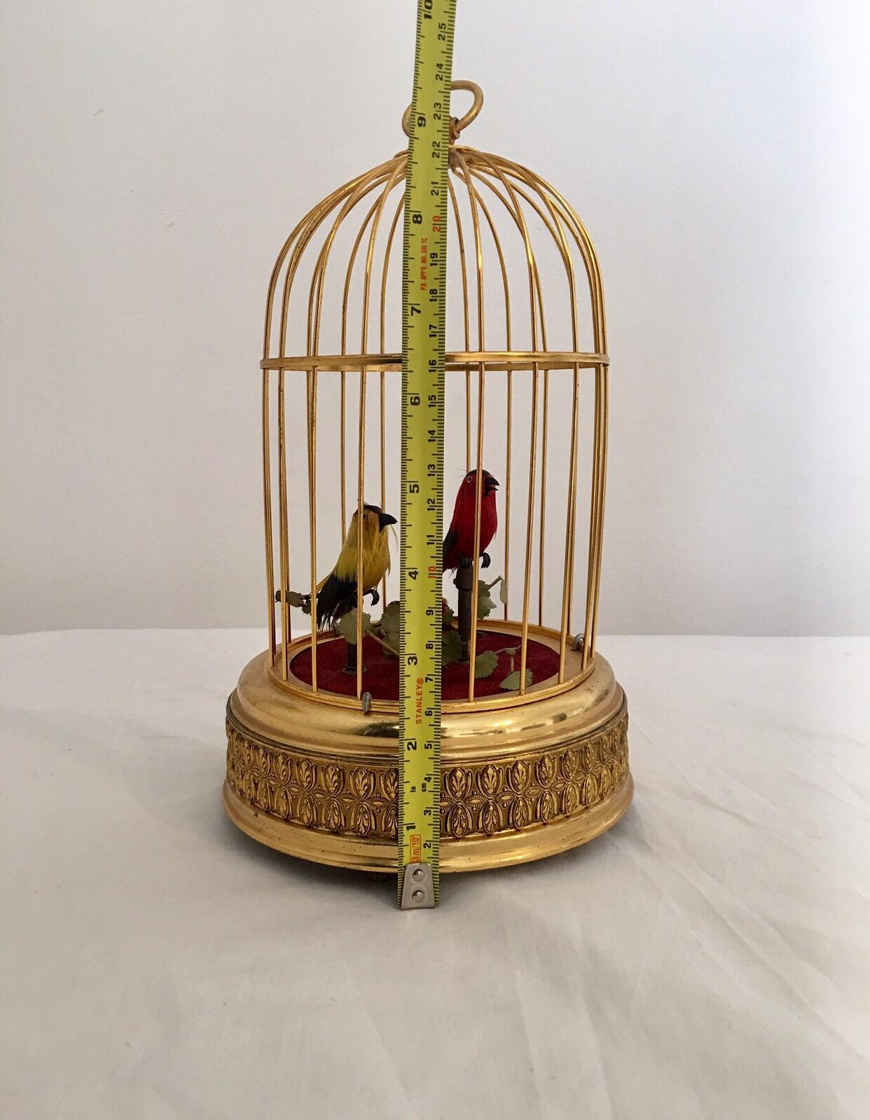 Vintage Singing Bird Cage 1