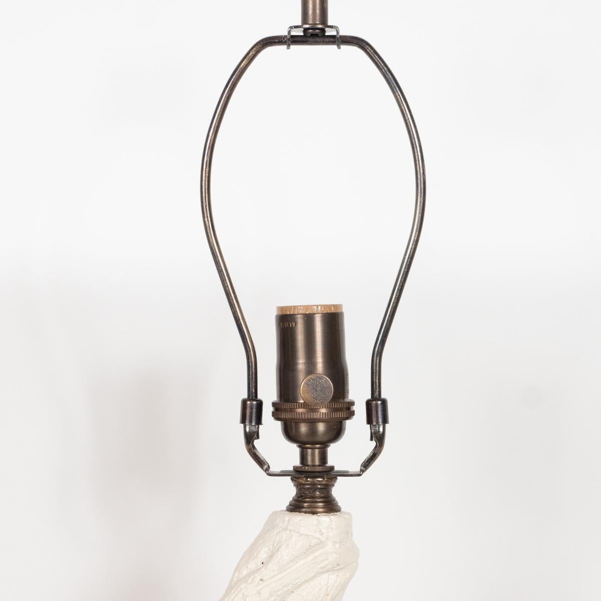 Vintage Single Composition Branch Lamp For Sale 2