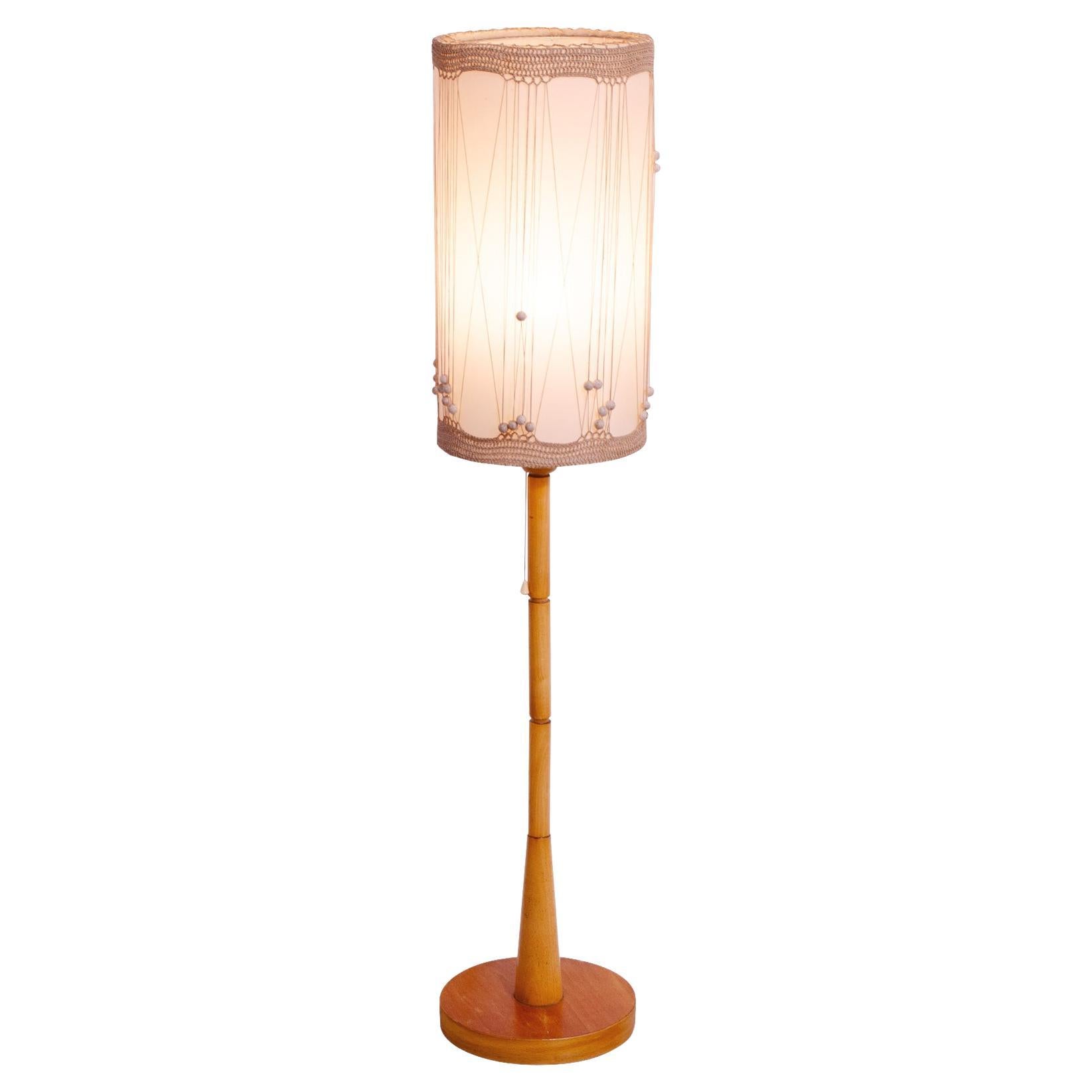 Vintage single floor lamp in Scandinavian style, 1970´s, Czechoslovakia For Sale