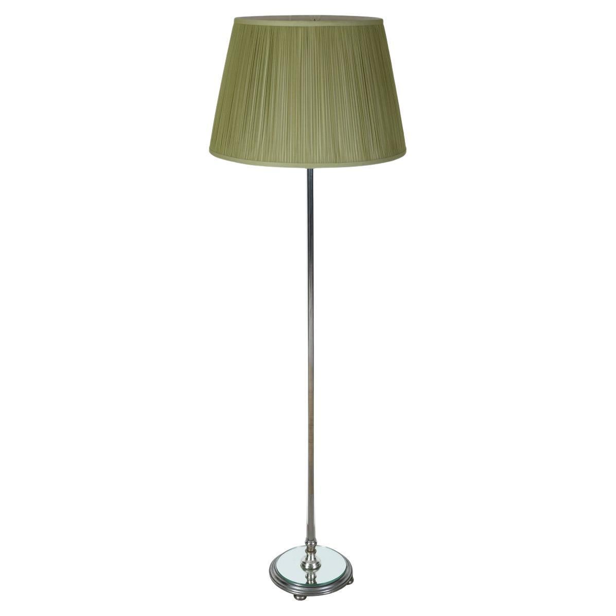 Lampada a stelo vintage a singolo Hansen cromato
