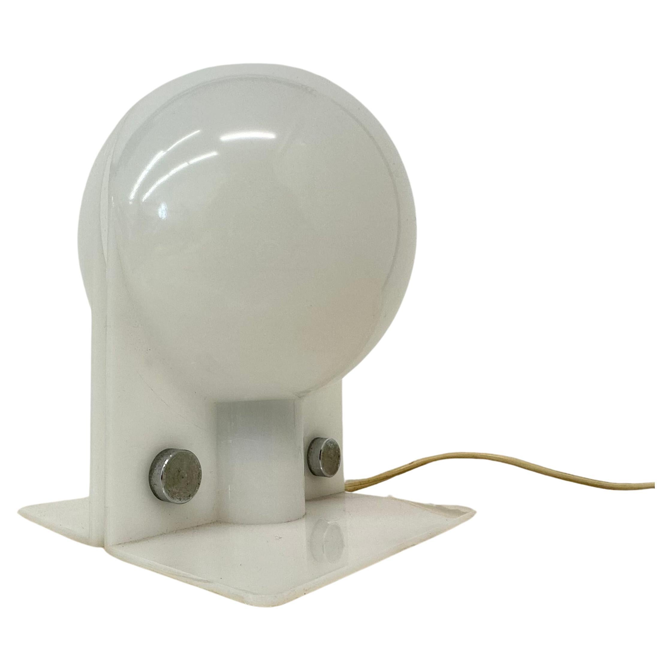 Vintage Sirio lamp by Sergio Brazzoli for Harvey Guzzini , 1970s space age