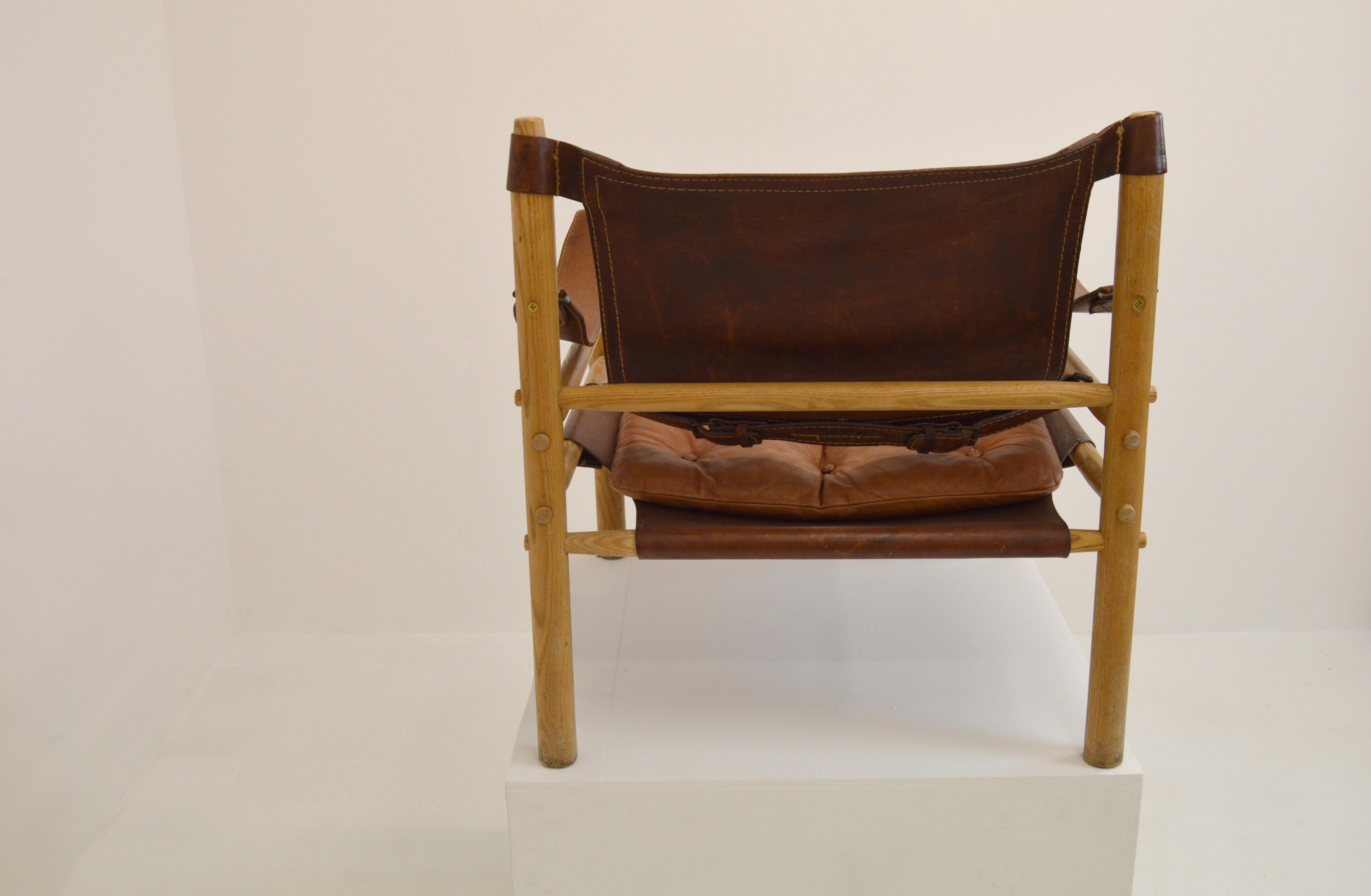 Vintage Sirocco Safari Chair by Arne Norell (Schwedisch) im Angebot