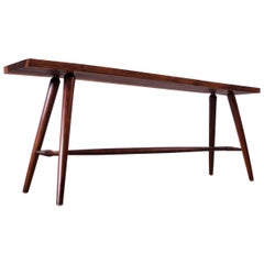 Retro Sissoo Live Edge Hall Table / Bench