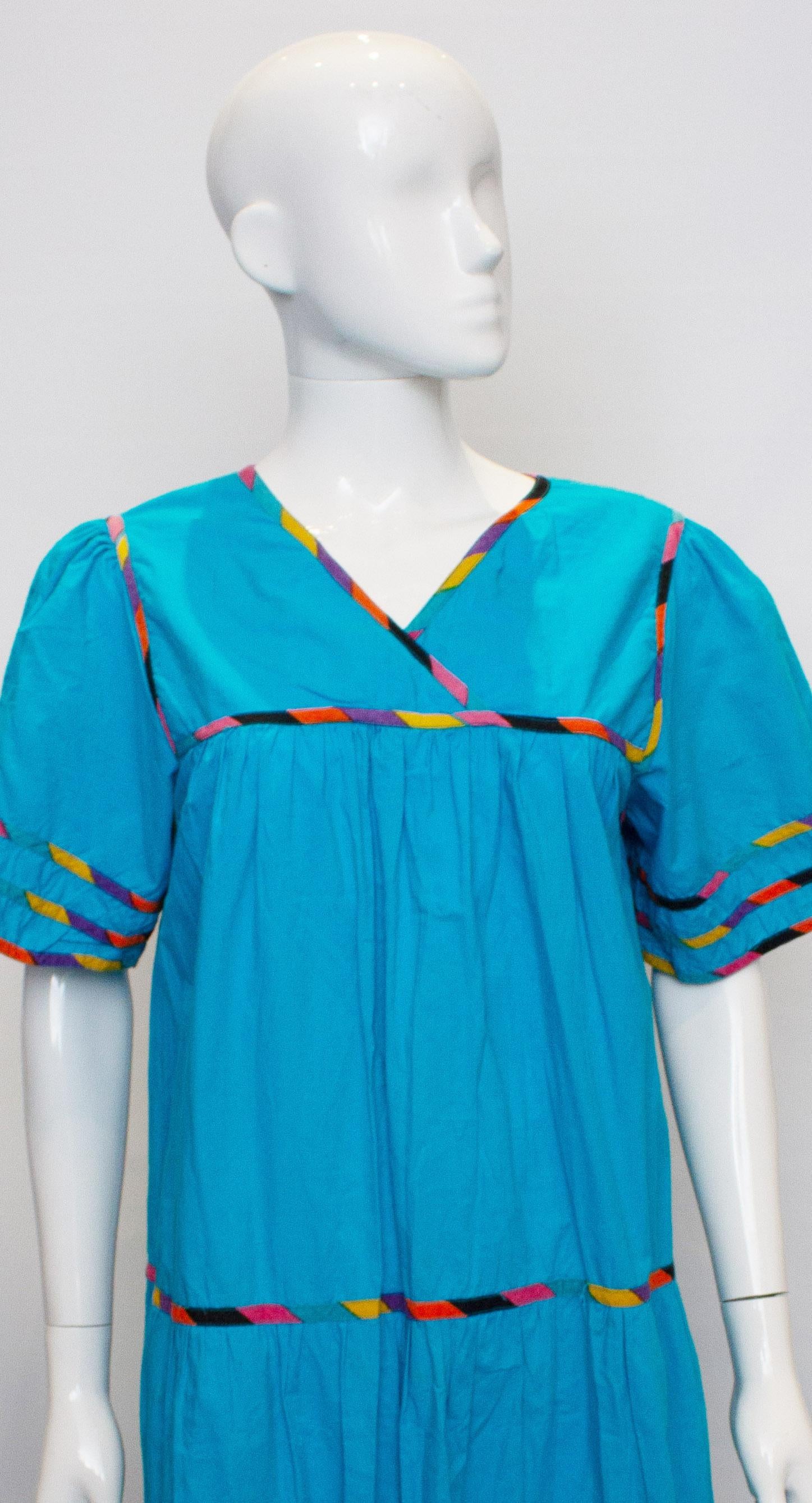Vintage Sita Boho-Kleid aus Baumwolle im Angebot 2