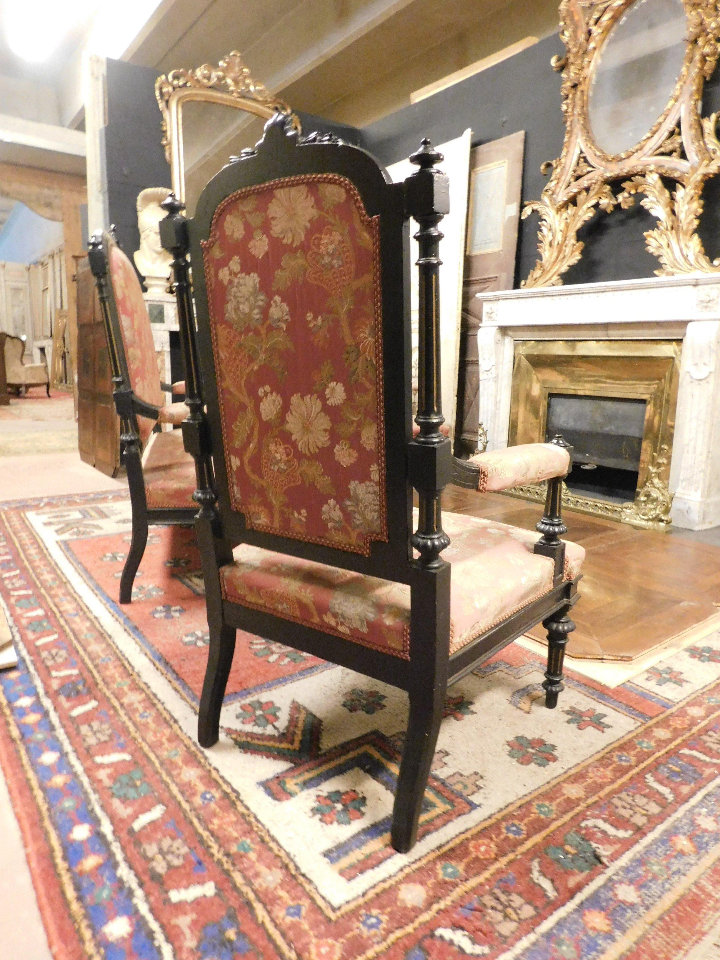 Vintage Sitting Room, Two Armchairs and Sofa, 1940, Italy For Sale 5