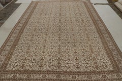 Tapis vintage de Sivas en beige et Brown, avec des motifs Herati, de Rug & Kilim