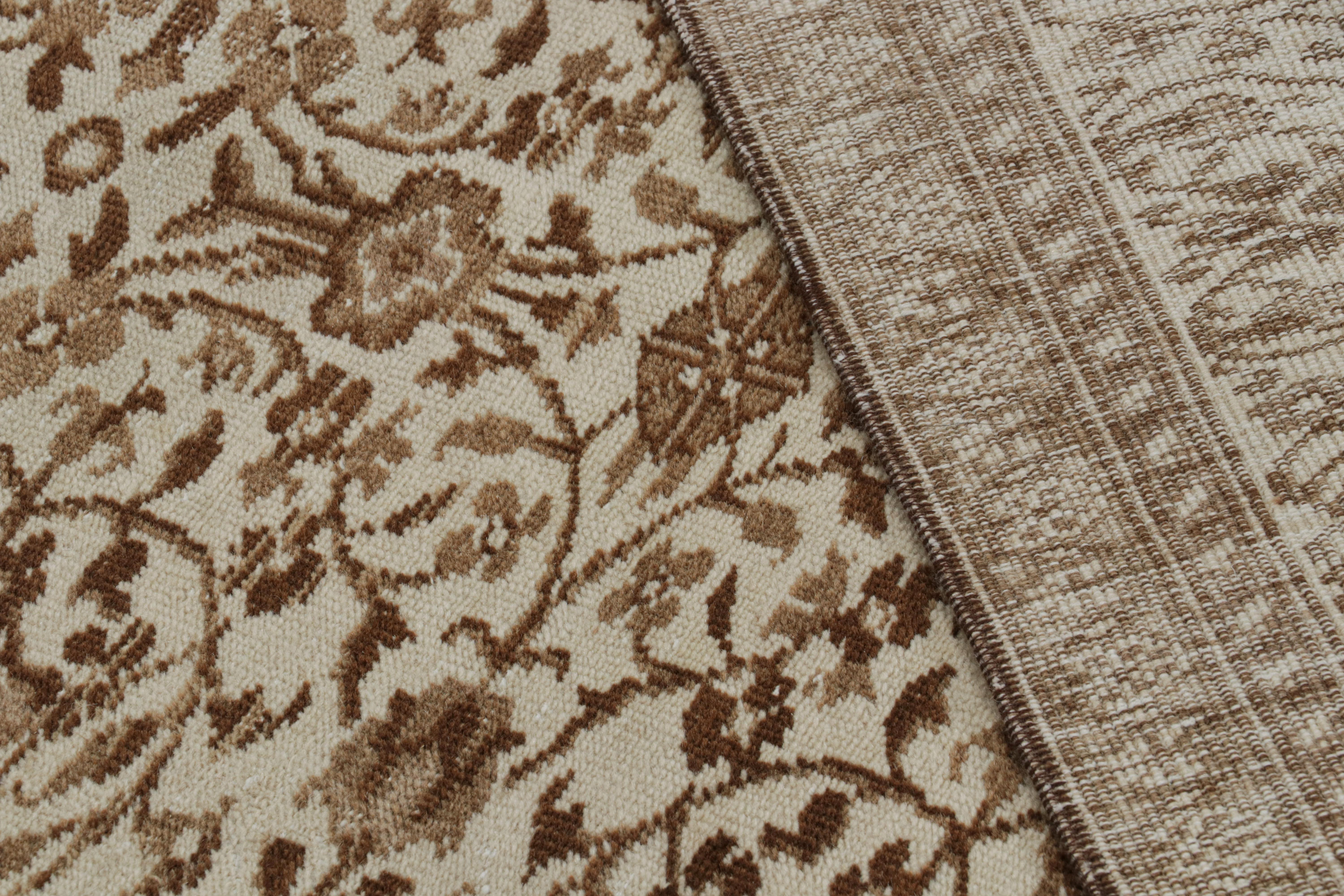 Sivas-Teppich in Beige und Brown, mit Herati-Mustern, von Rug & Kilim (Wolle) im Angebot