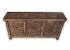 Vintage Six Door Bleached Elm Server