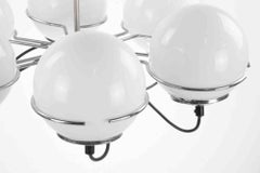 Vintage Six Lights Chandelier by Targetti Sankey, 1970s