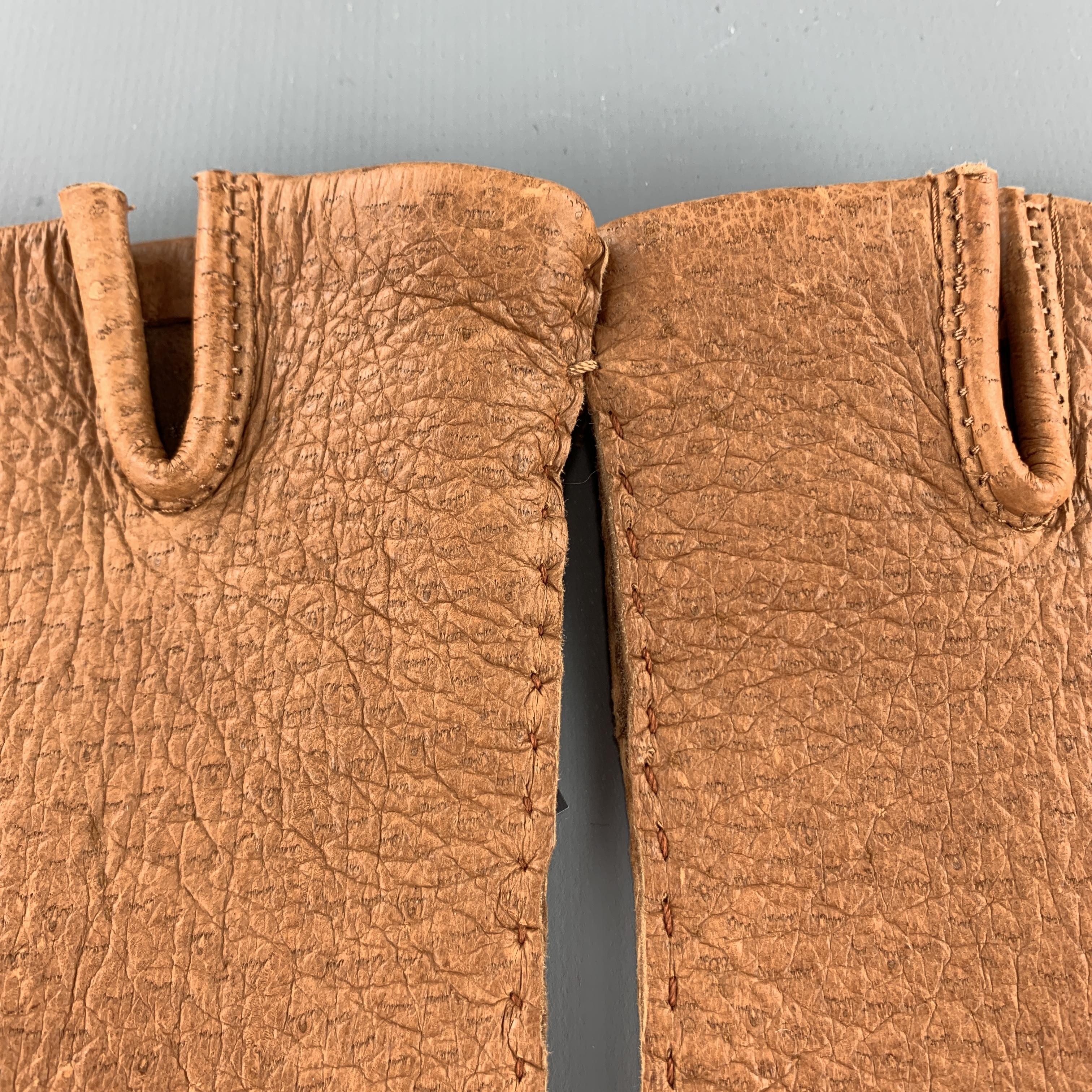 pigskin leather label gloves on sales