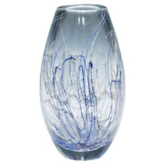 Vaso Sjogras vintage di Goran Stroemgren per Art Glassworks Urshult Svezia