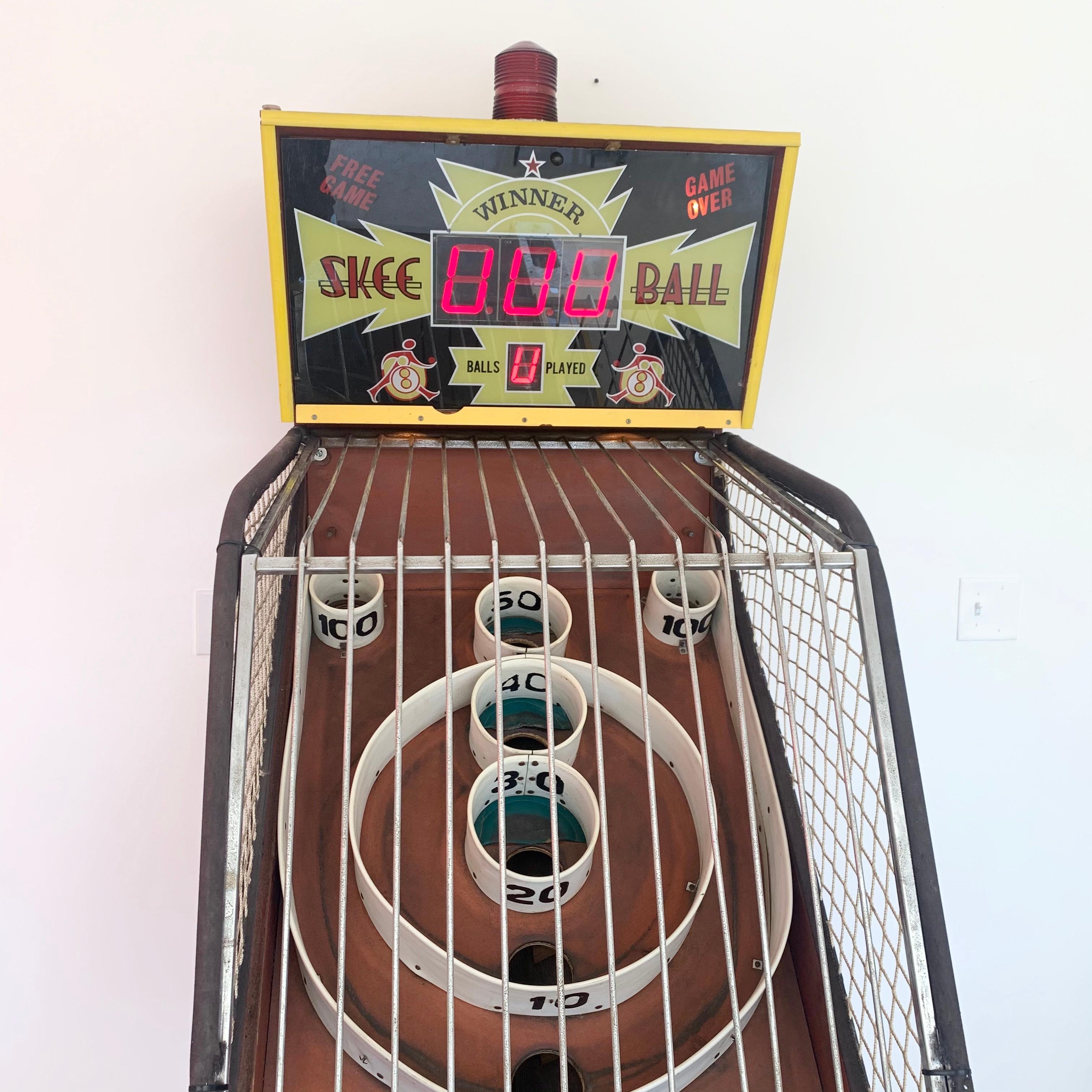 antique skee ball machine