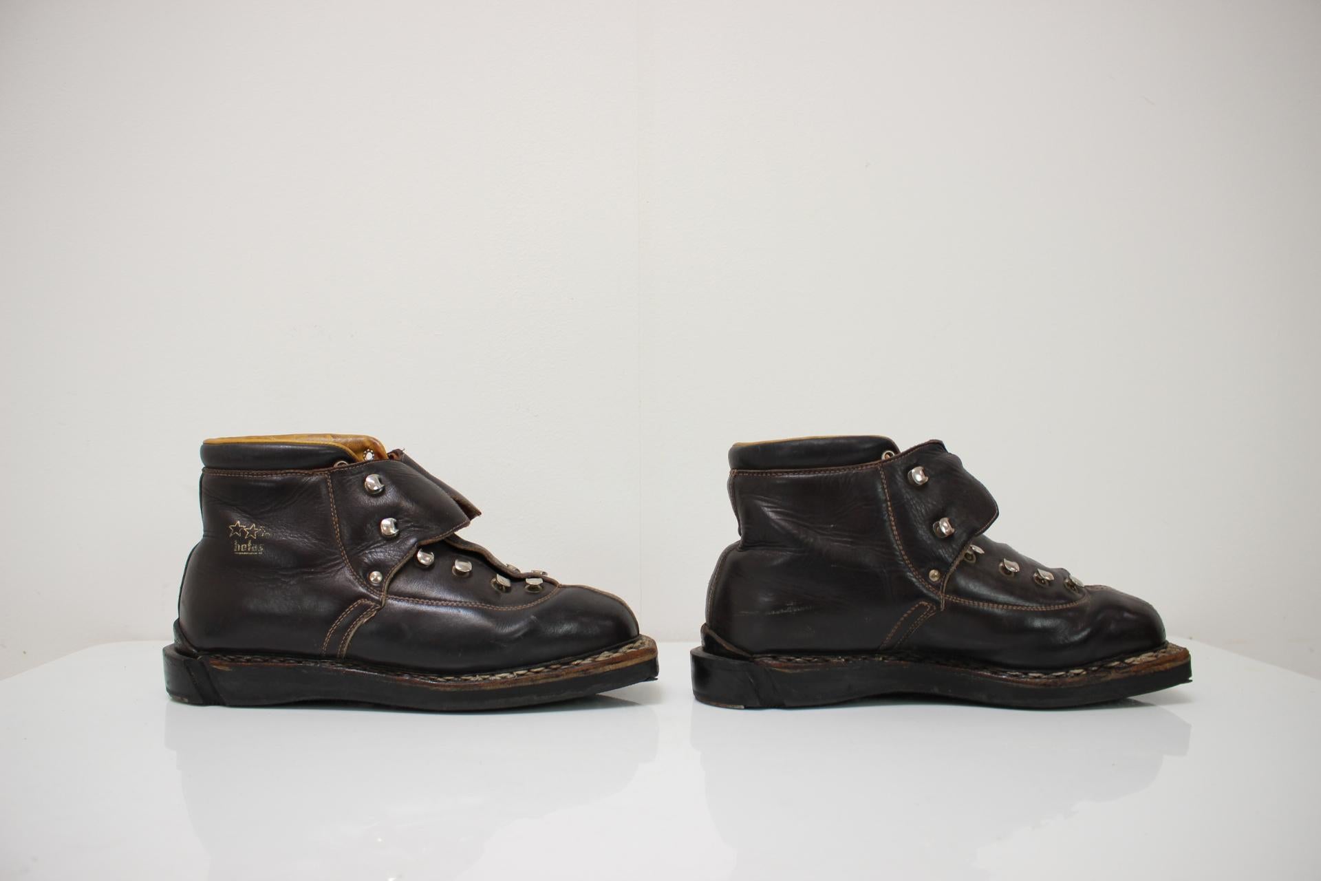 Vintage-Ski-Stiefel von Botas, Tschechoslowakei, 1970er Jahre (Ende des 20. Jahrhunderts) im Angebot