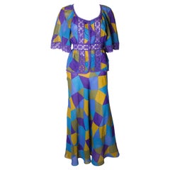 Vintage Skirt and Top by Frank Usher
