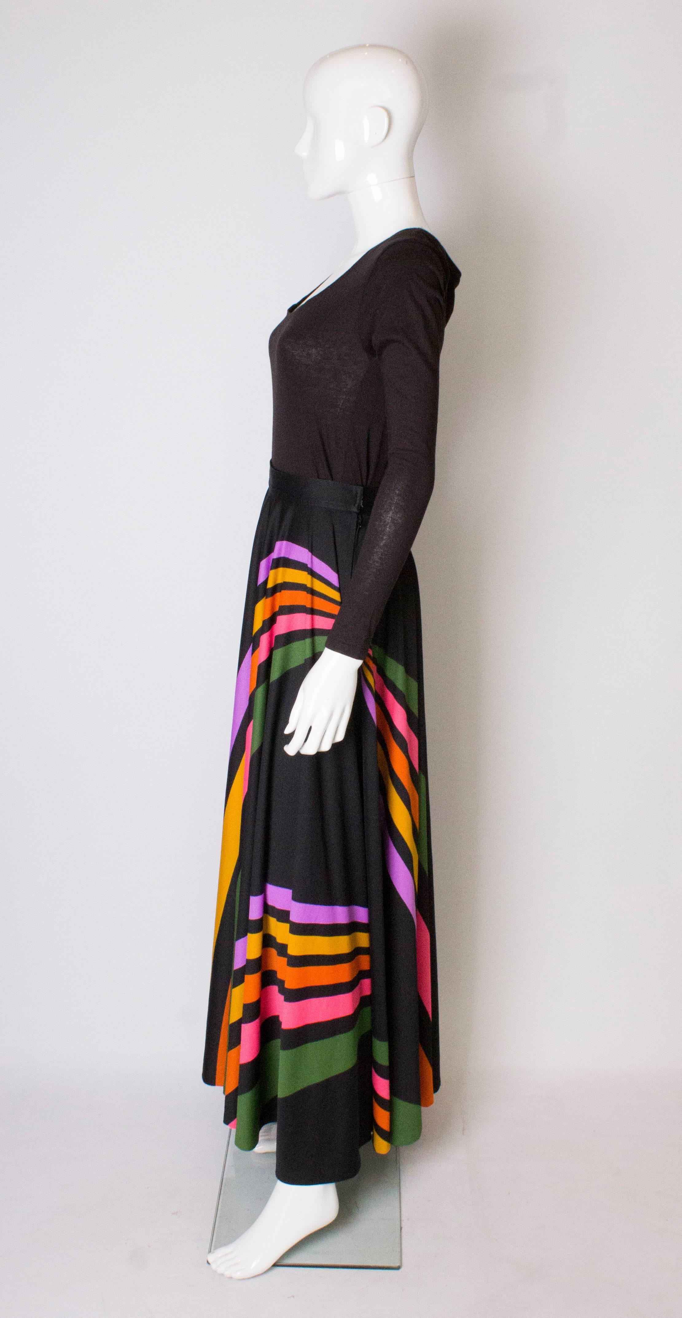Black Vintage Skirt by Gold Label by   Tricoville
