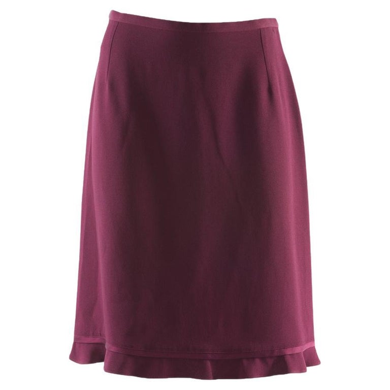 Corinne Sarrut Vintage skirt size 44 For Sale at 1stDibs