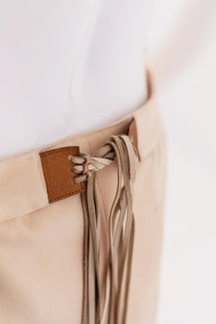 Vintage Skirt with Leather Belt