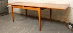 Vintage Skovby Mobelfabrik Teak Draw Leaf Table