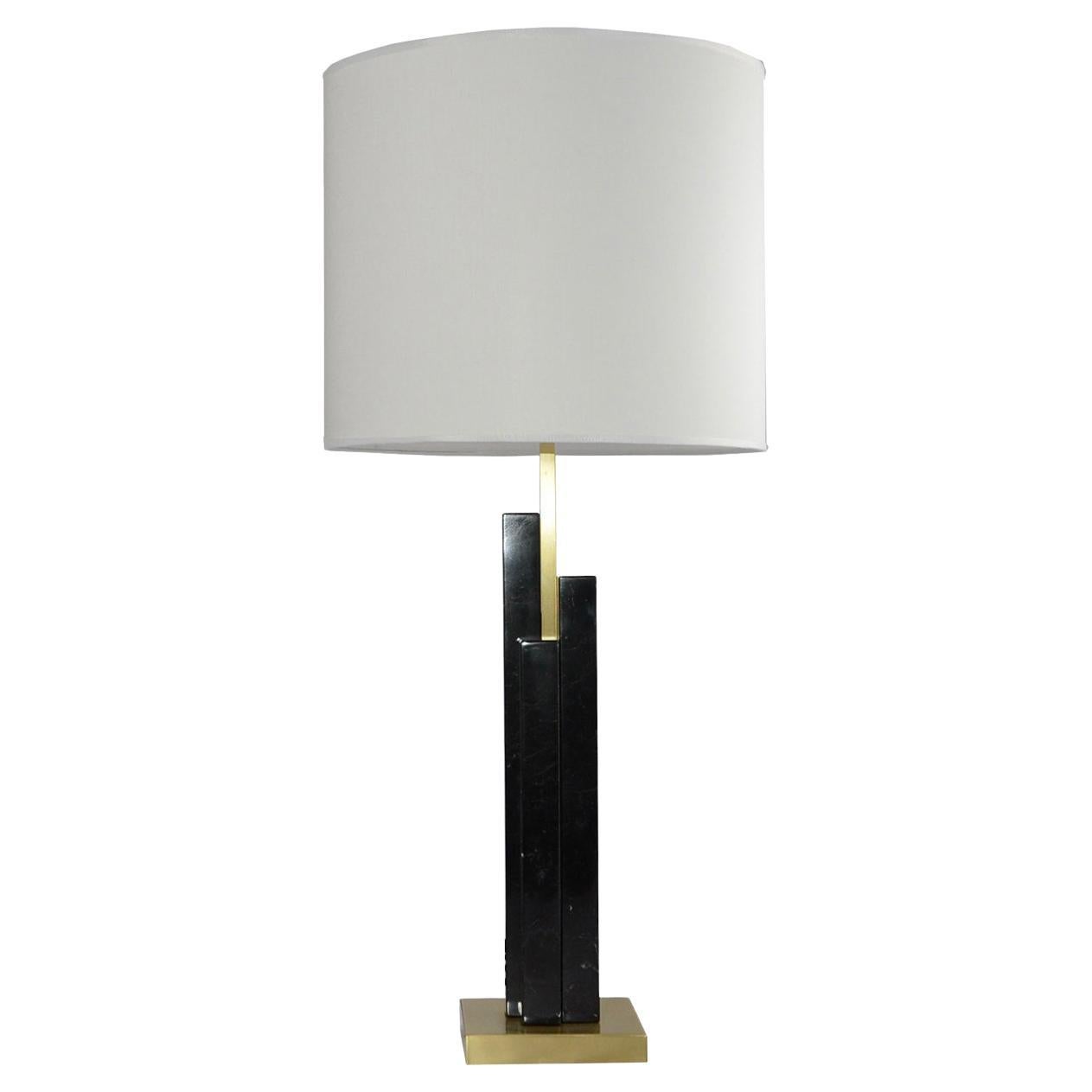 Vintage Skyline Table Lamp For Sale