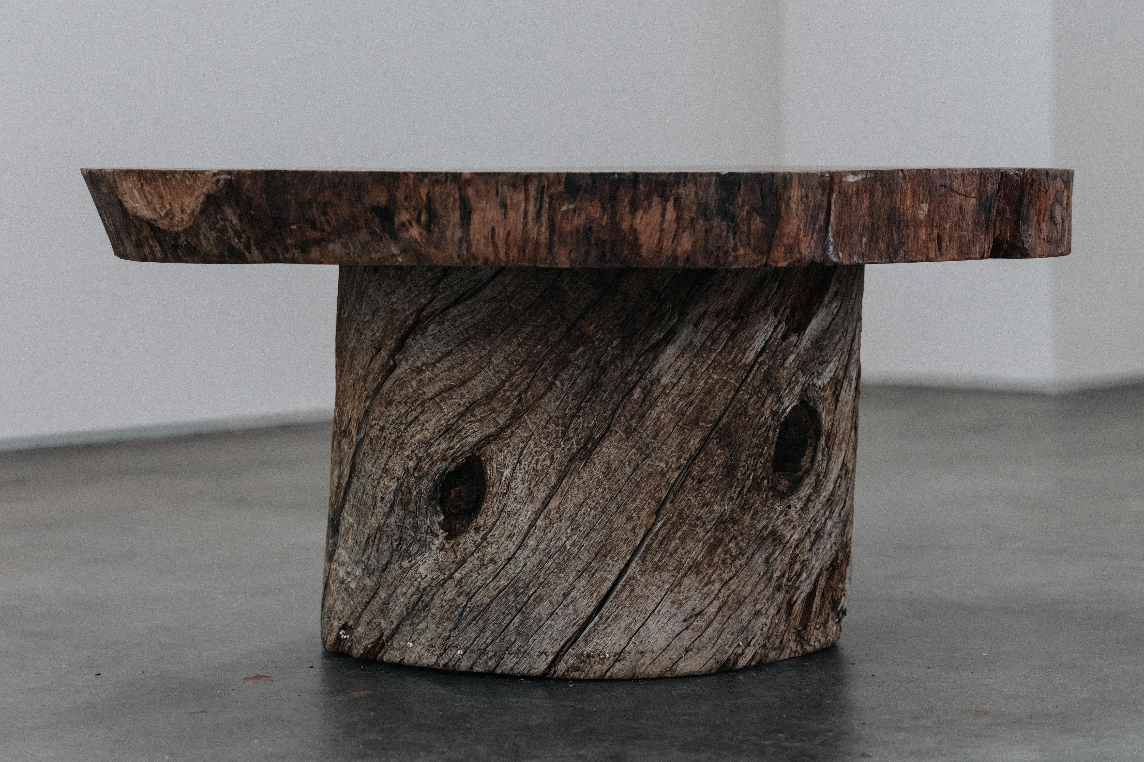 European Vintage Slab Coffee Table from France, Circa 1960
