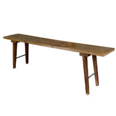Vintage Slab Console Table
