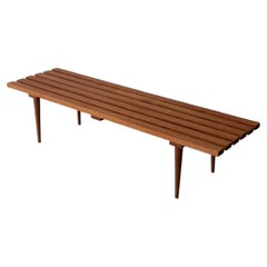 Banc vintage à lattes