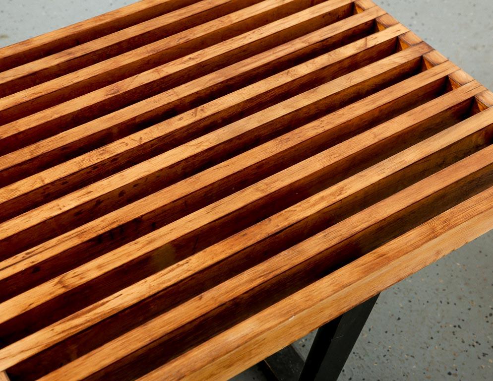 george nelson slat bench