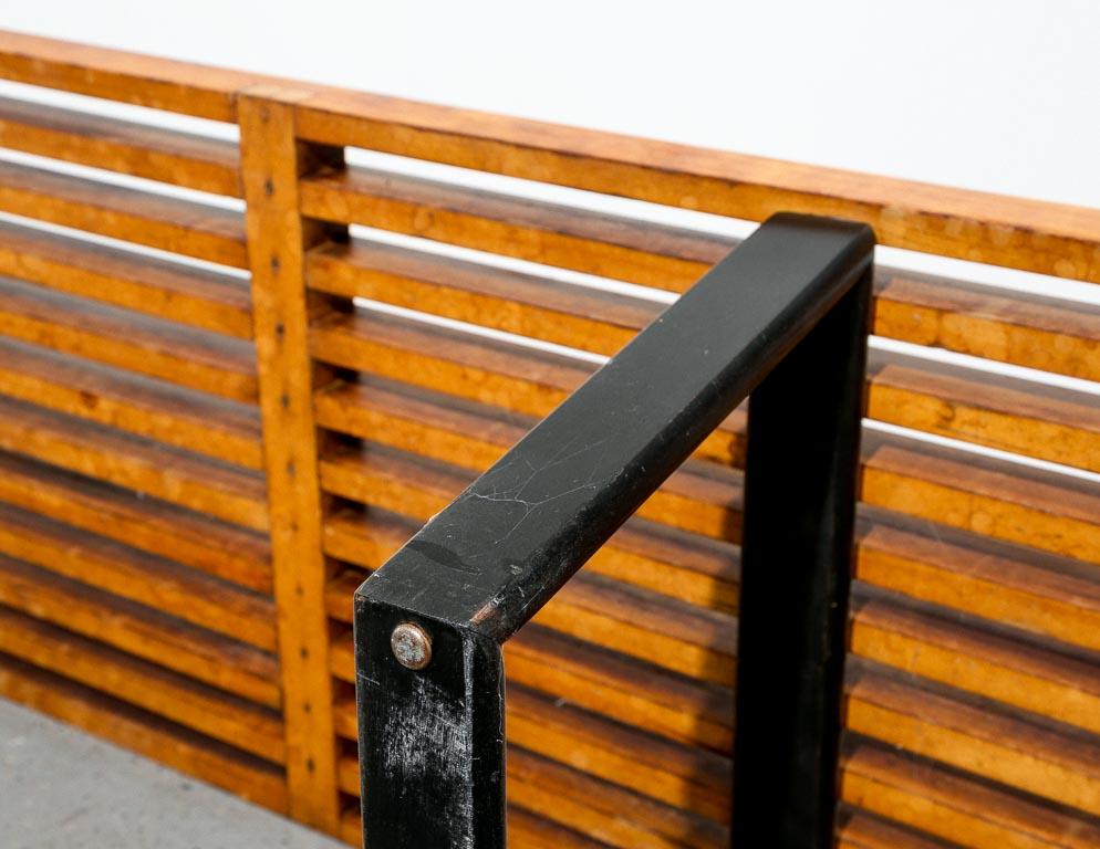 Mid-20th Century Vintage Slat Platform Bench by George Nelson for Herman Miller For Sale