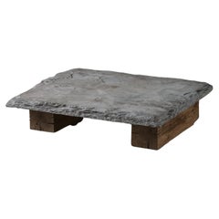 Vintage Slate Coffee Table Form France, circa 1900