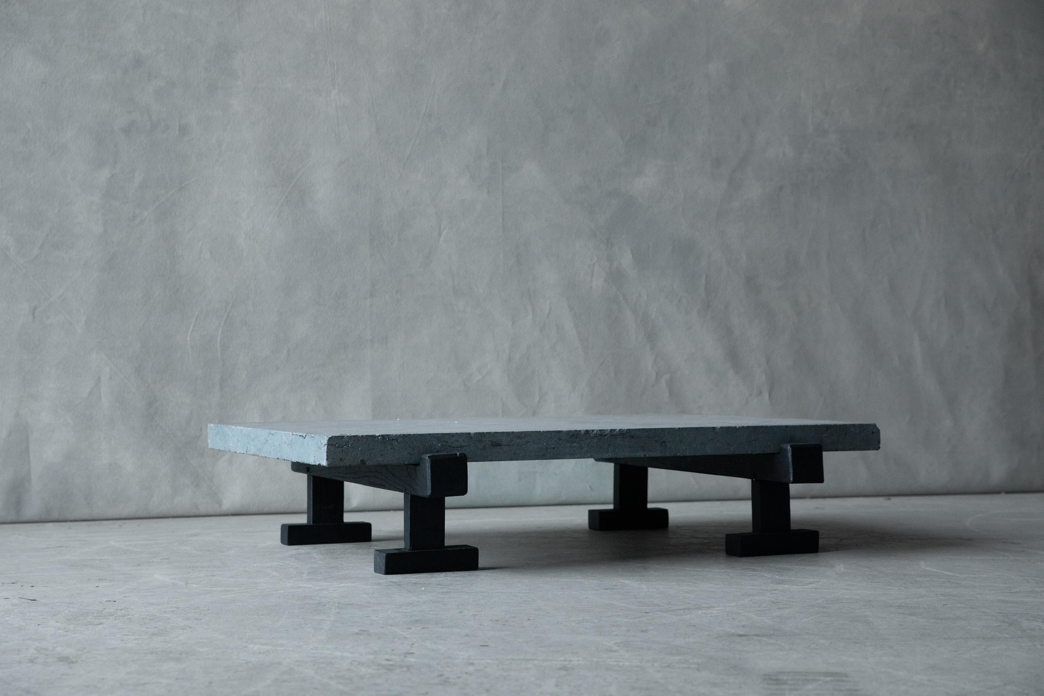 Vintage slate coffee table from France, circa 1900.

We don't have the time to write an extensive description on each of our pieces. We prefer to speak directly with our clients. So, If you have any questions or would like to know more please give