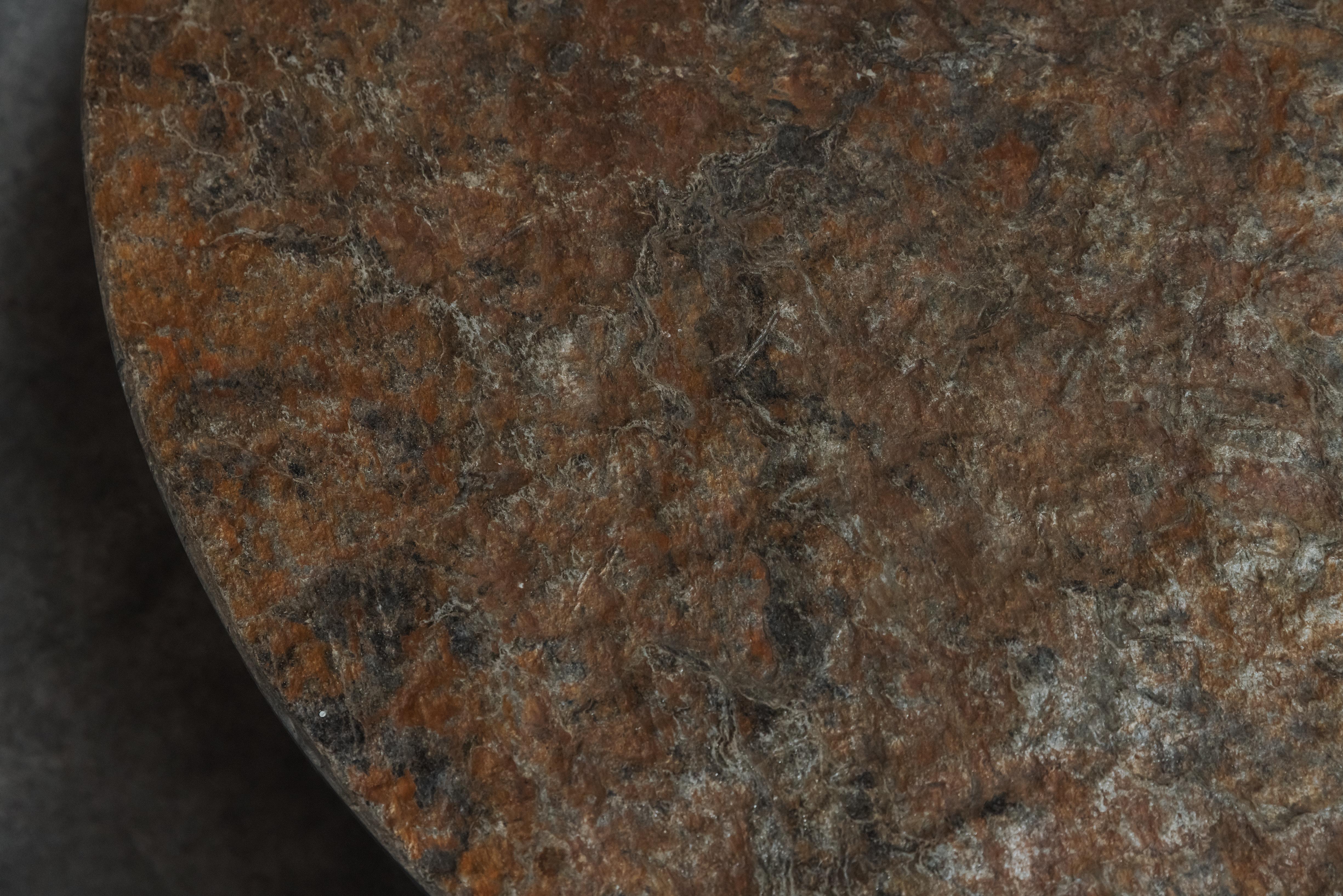 Mid-20th Century Vintage Slate Coffee Table From Netherlands, Circa 1960