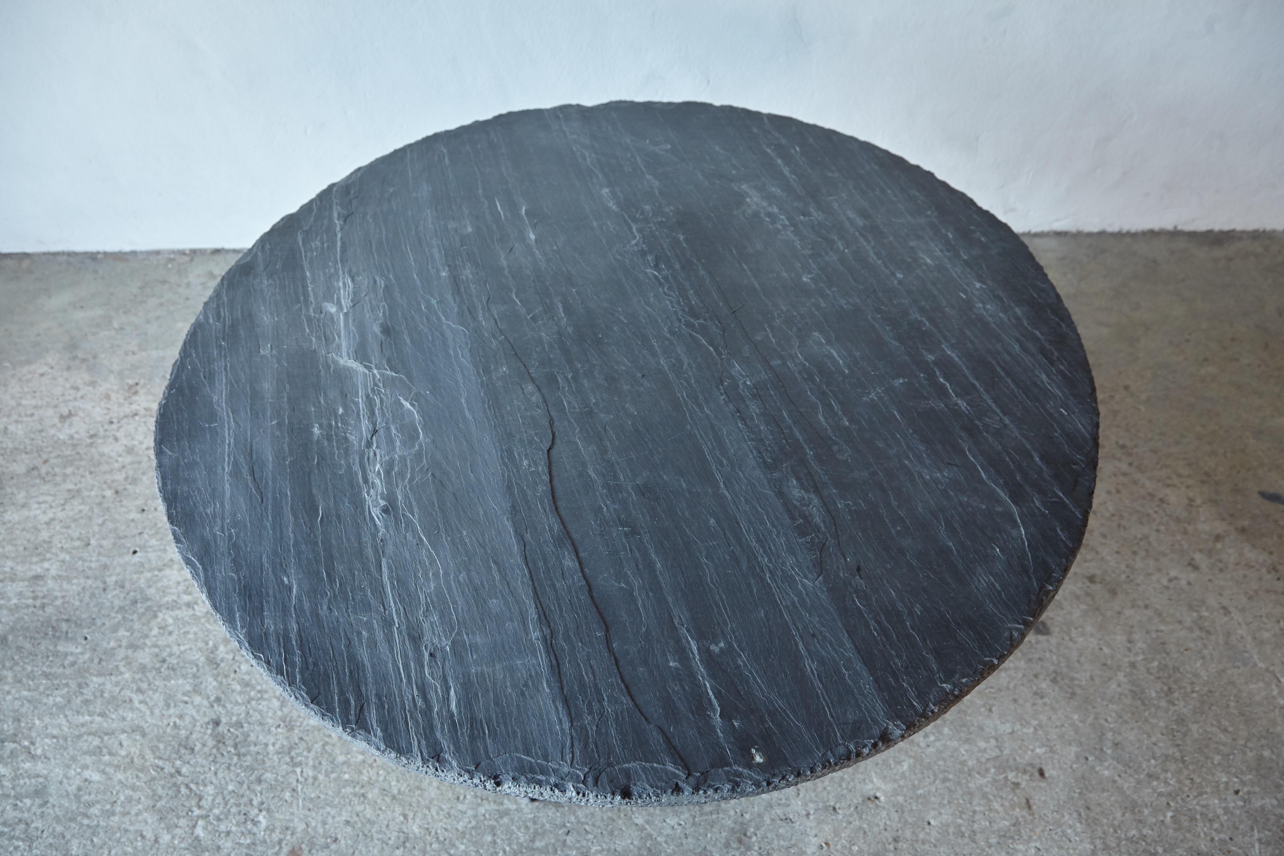 Vintage Slate Table, France, 1970s/80s In Good Condition In London, GB