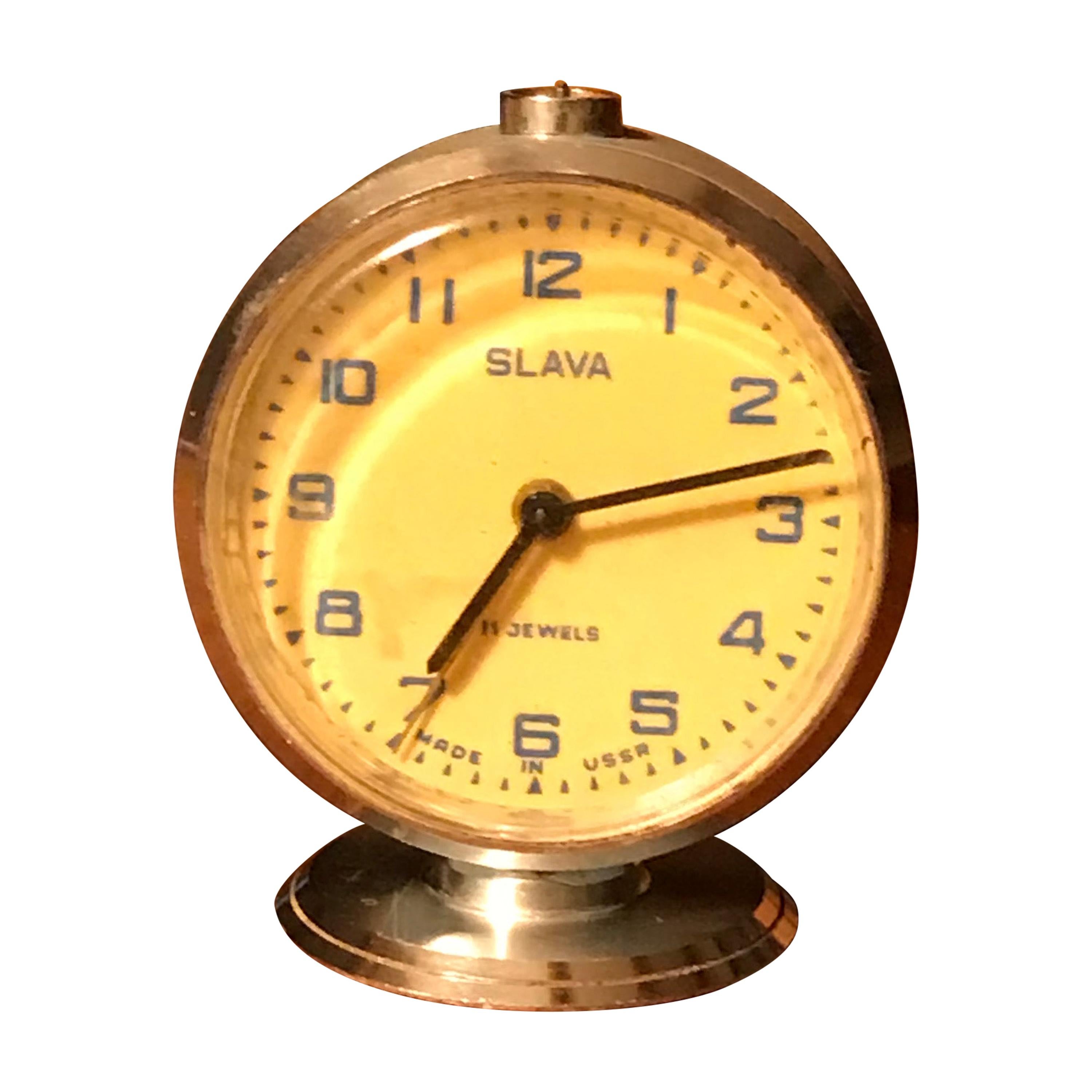 Vintage Slava Clock For Sale